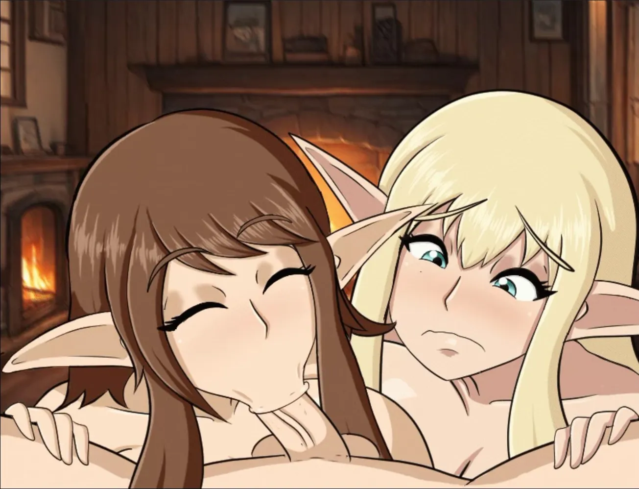 Whispers of the Dark Elf 2 gameplay screenshot 2 (RPGM adult game) by Darthz – free download