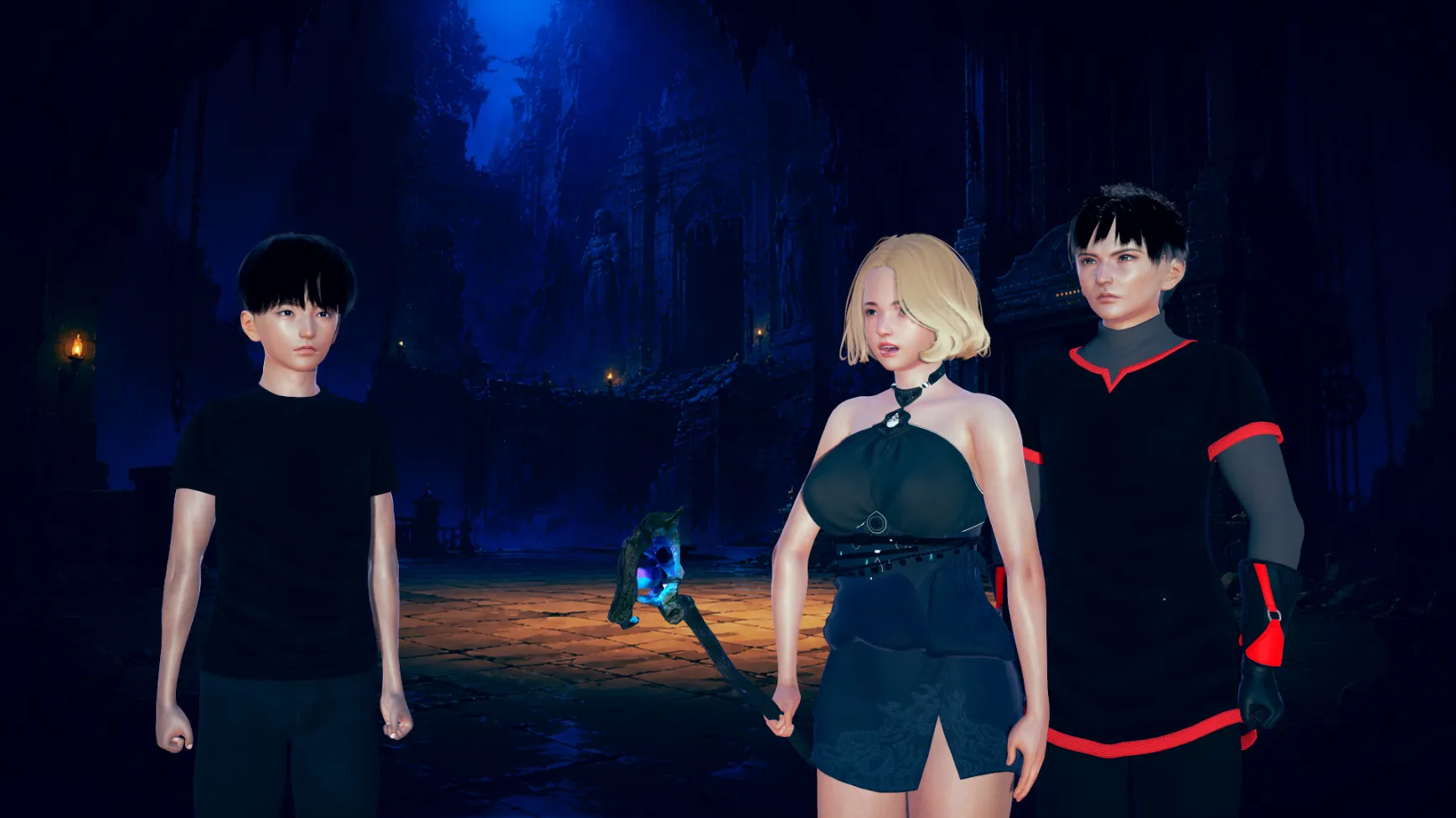Glitched Hunter gameplay screenshot 4 (Ren'Py adult game) by PeakDark – free download