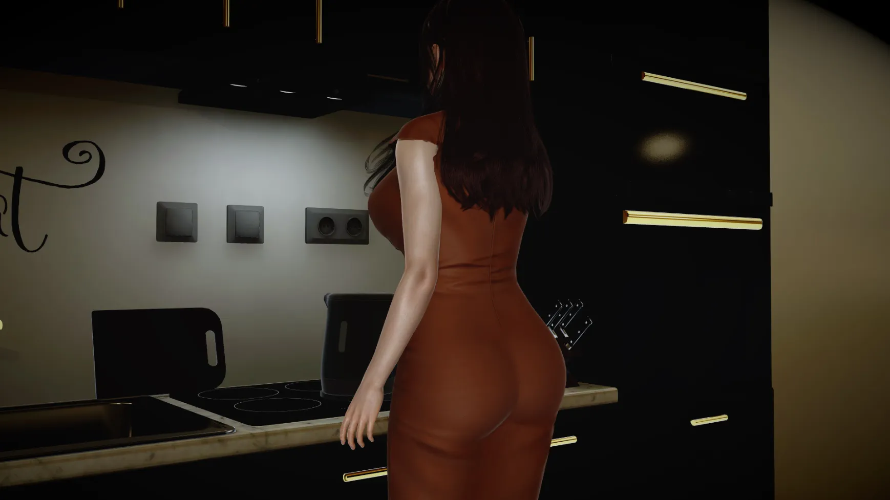 Glitched Hunter gameplay screenshot 3 (Ren'Py adult game) by PeakDark – free download