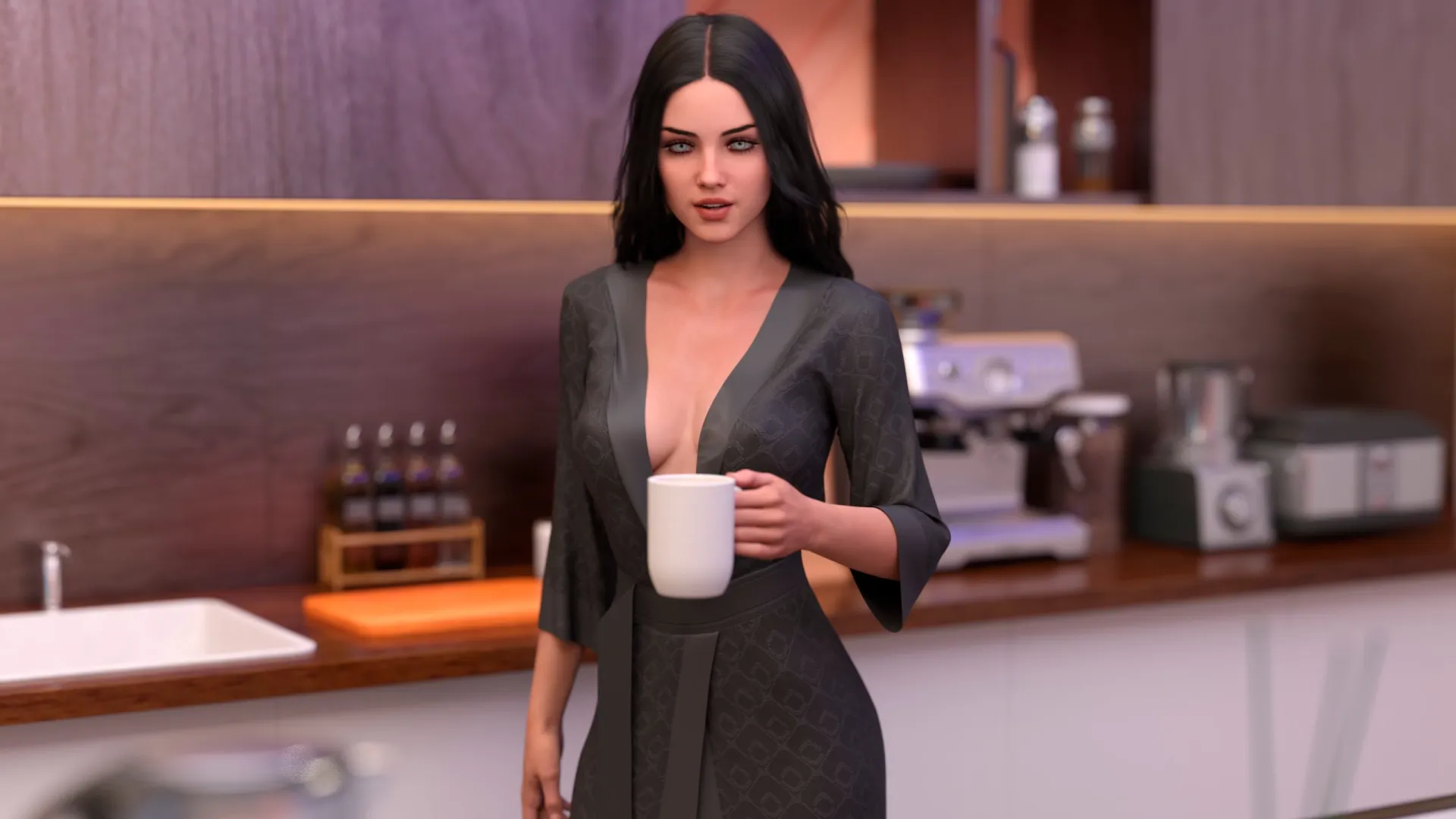 Only by Touch gameplay screenshot 4 (Ren'Py adult game) by PixelsLab – free download