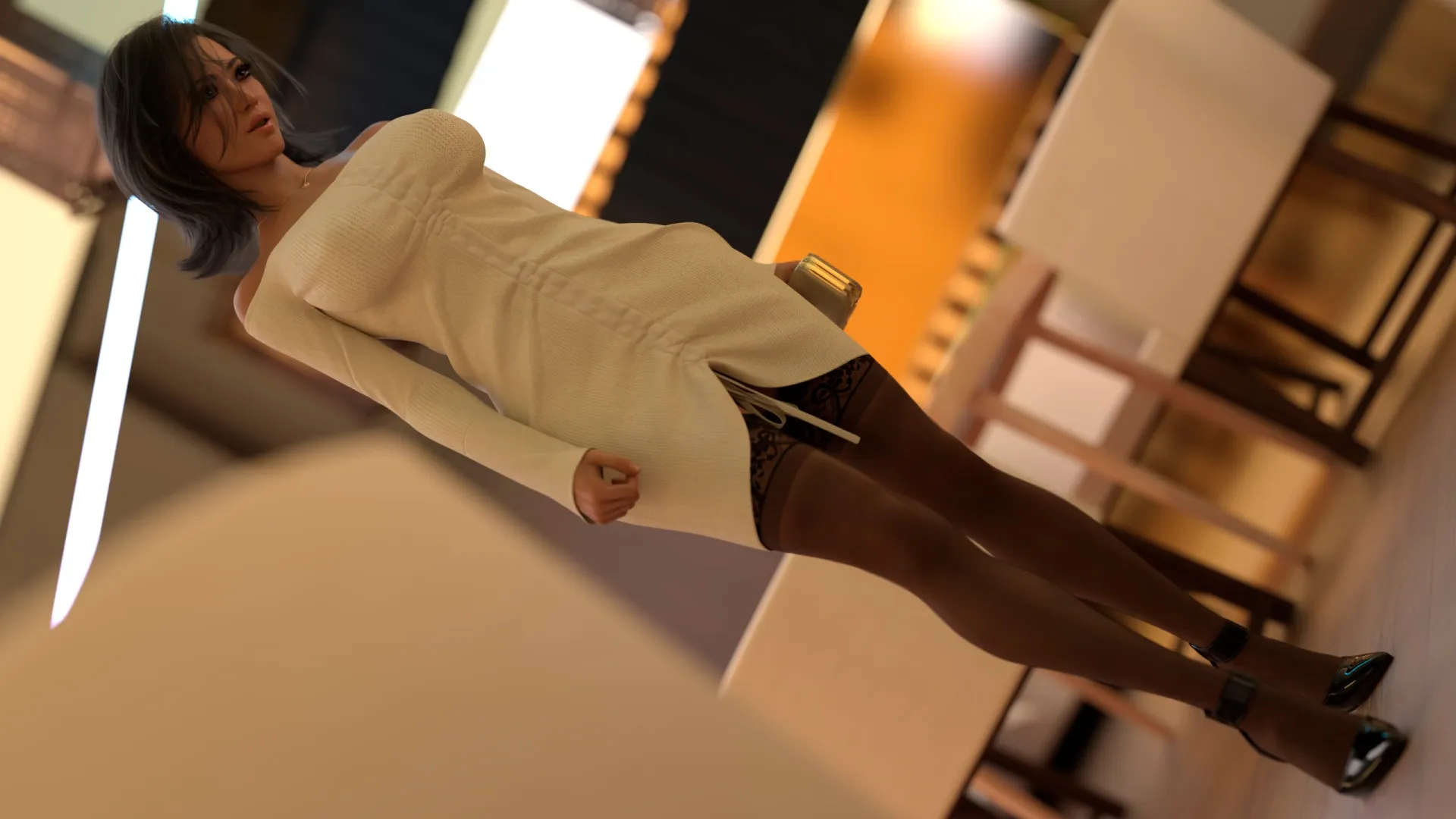 Only by Touch gameplay screenshot 7 (Ren'Py adult game) by PixelsLab – free download