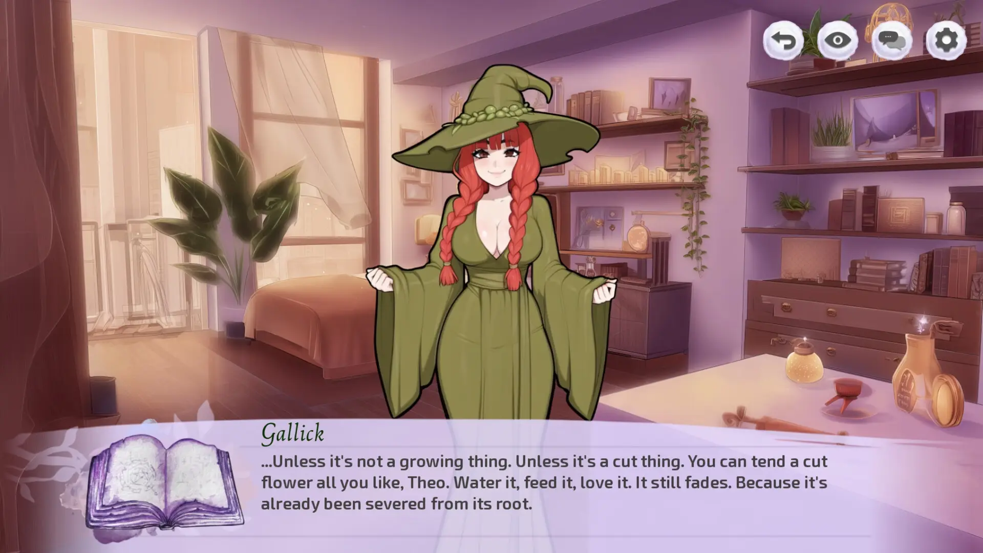 Boobs & Hexes gameplay screenshot 4 (Ren'Py adult game) by Rodrigo Piedras – free download