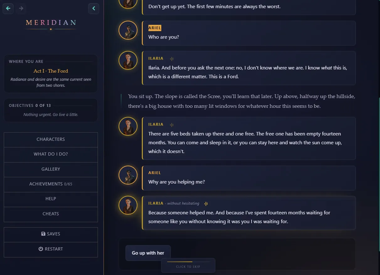 Meridian gameplay screenshot 9 (HTML adult game) by MGHdev – free download