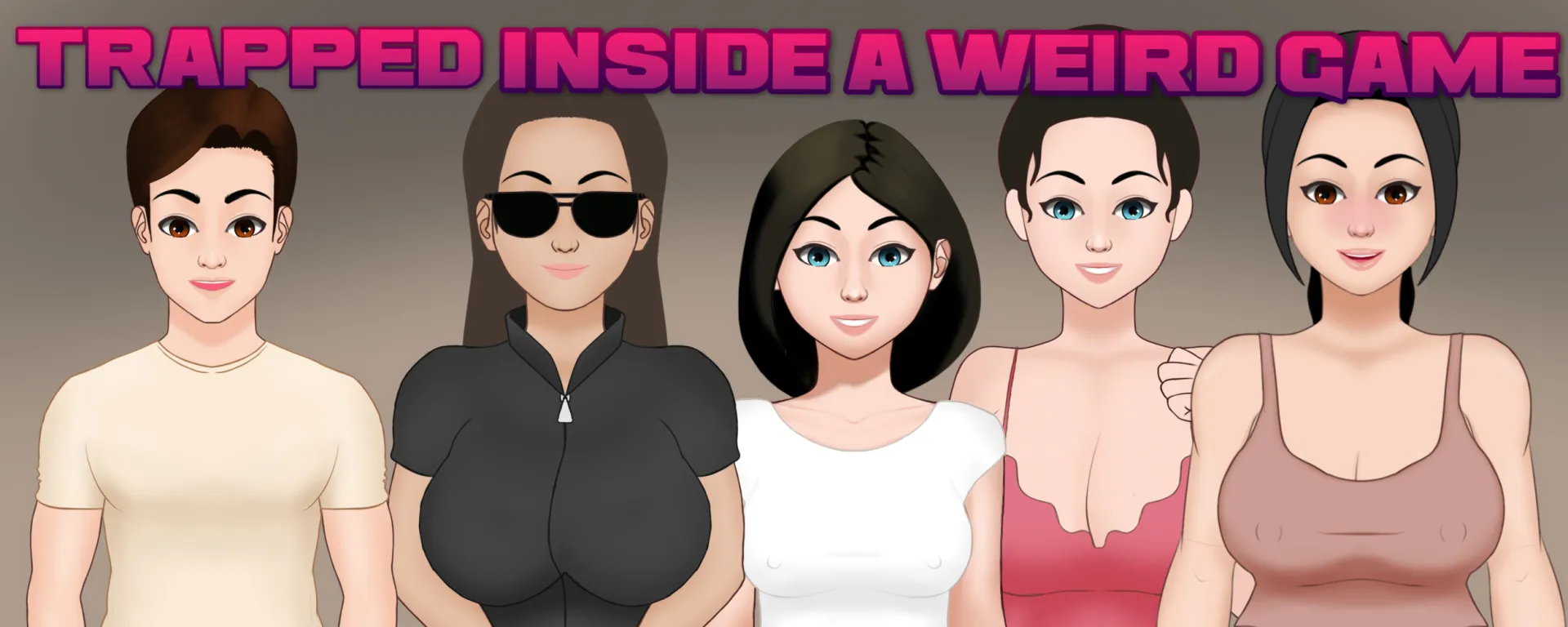 Trapped Inside A Weird Game cover 0.035 – Ren'Py adult game by Gallant Studio free download