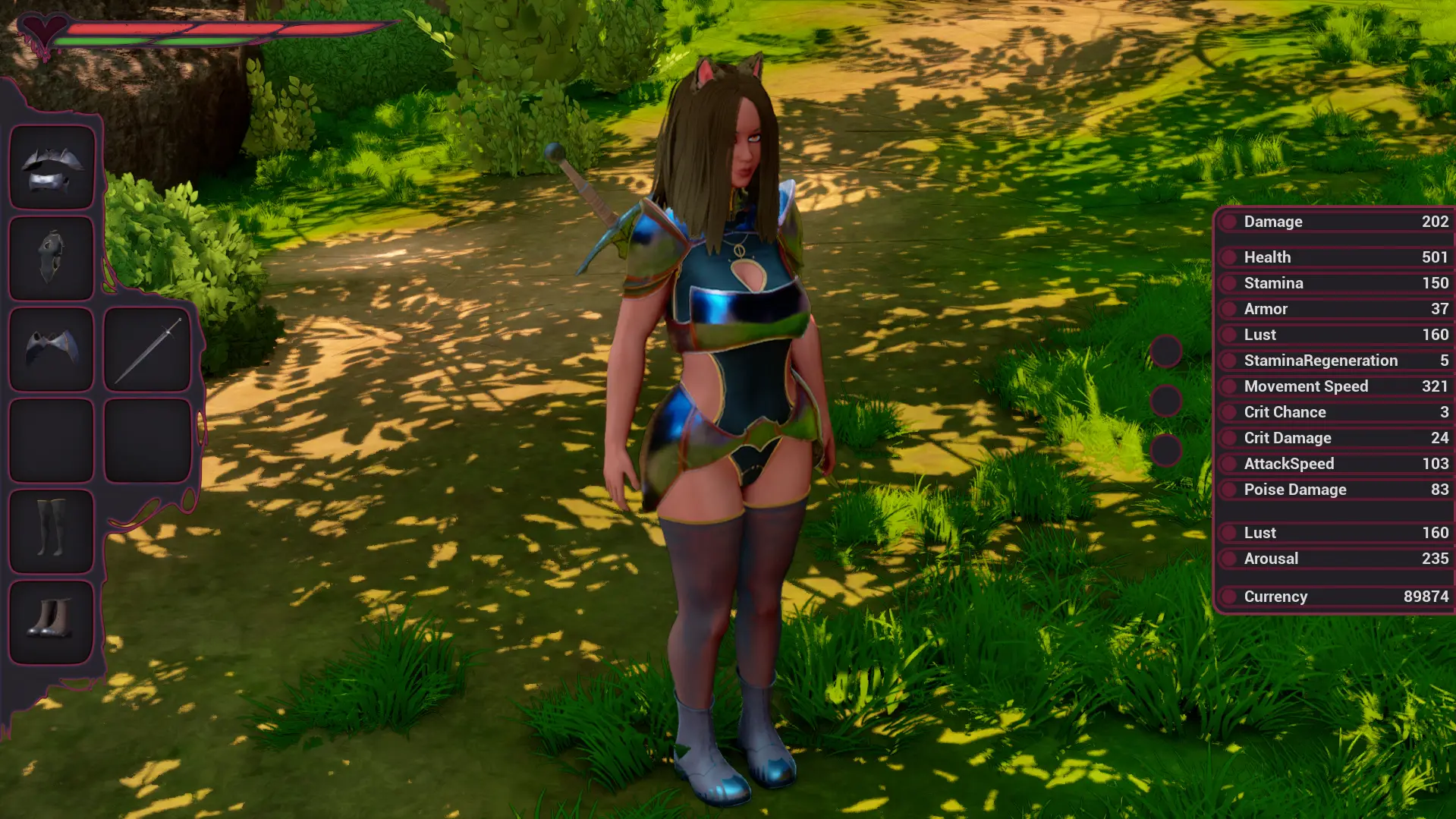 The Manual of Flesh gameplay screenshot 13 (Unreal Engine adult game) by Tentalime – free download