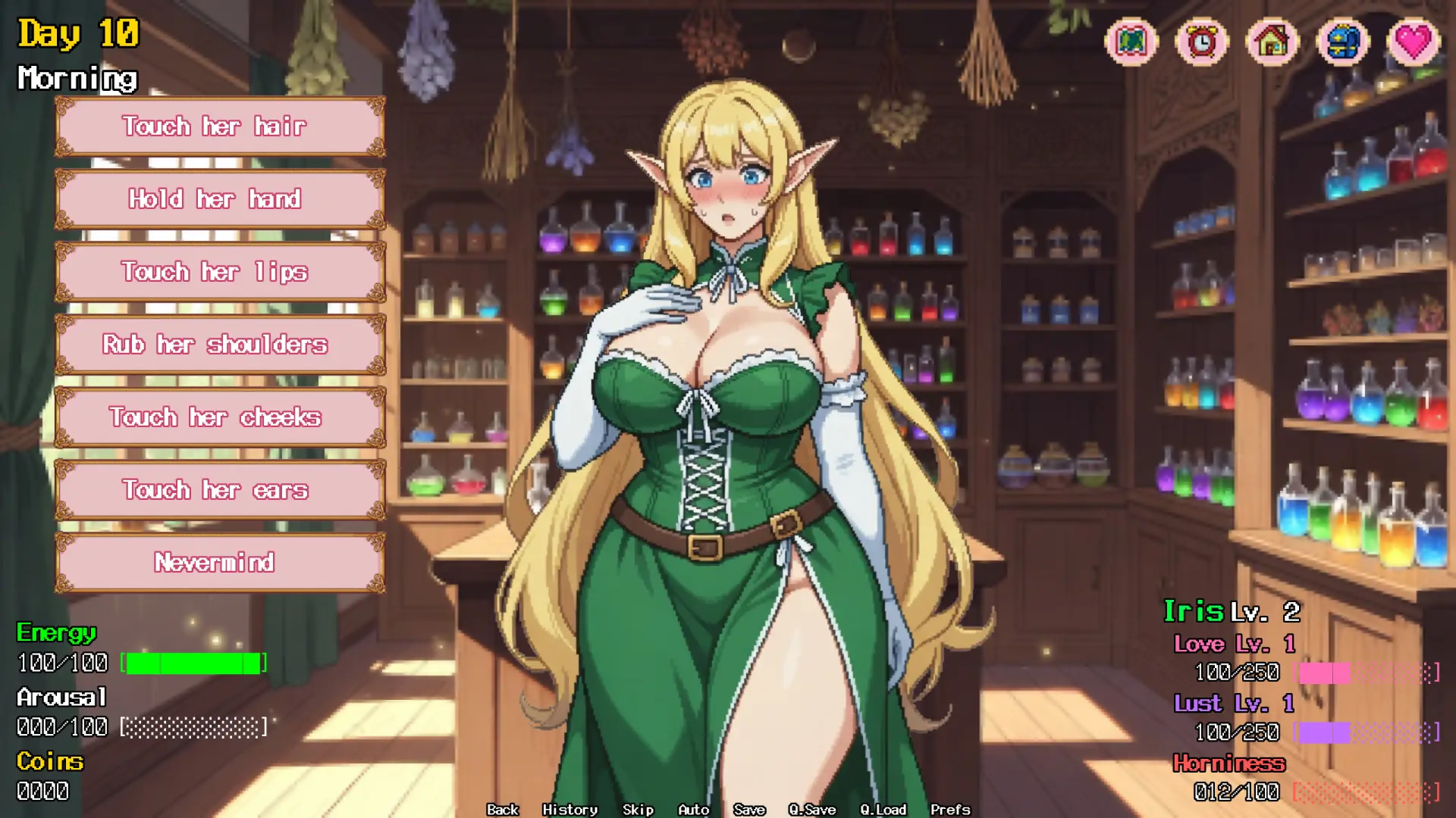 Take the Crown gameplay screenshot 4 (Ren'Py adult game) by CherryBosomGames – free download