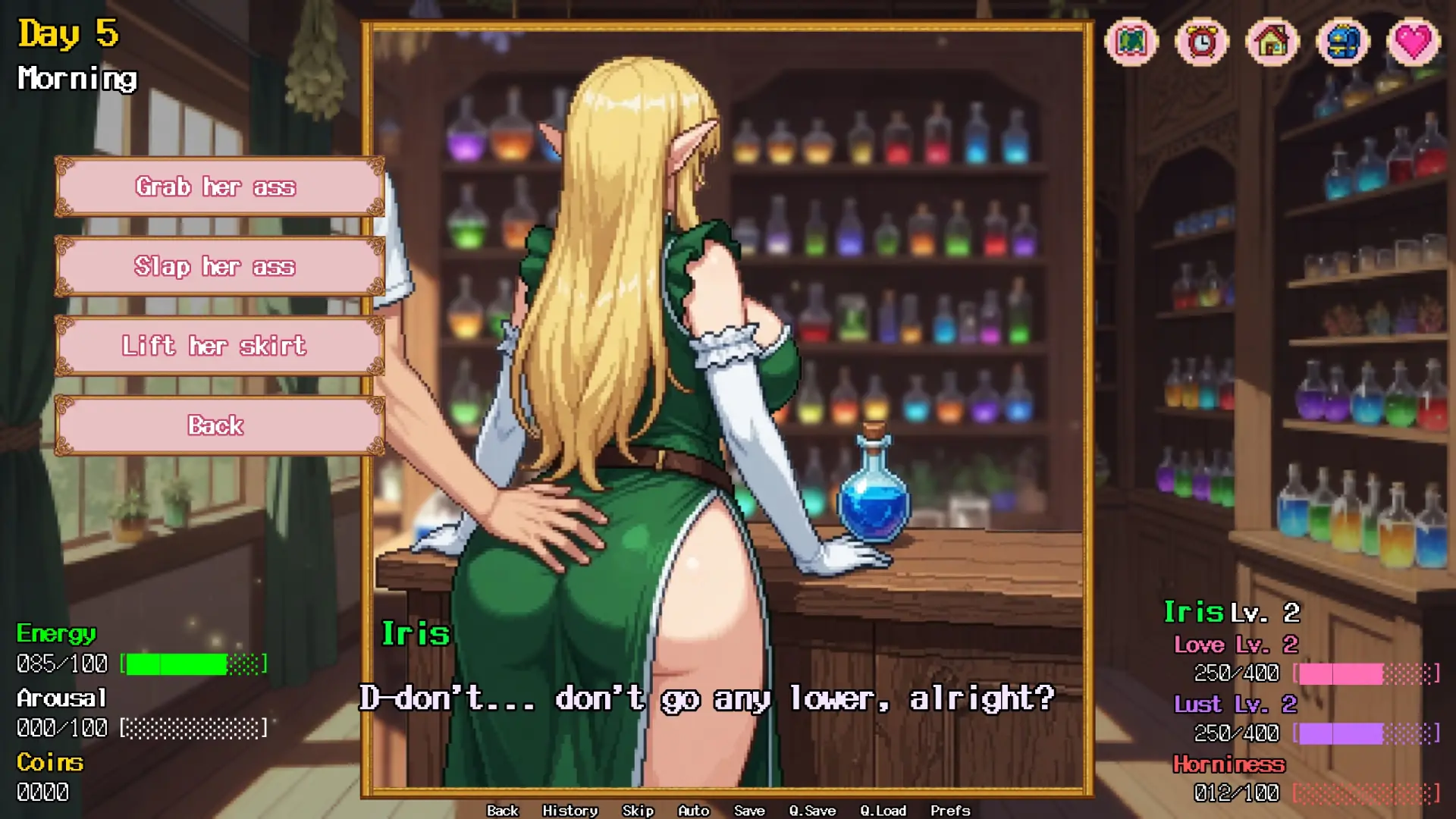 Take the Crown gameplay screenshot 6 (Ren'Py adult game) by CherryBosomGames – free download