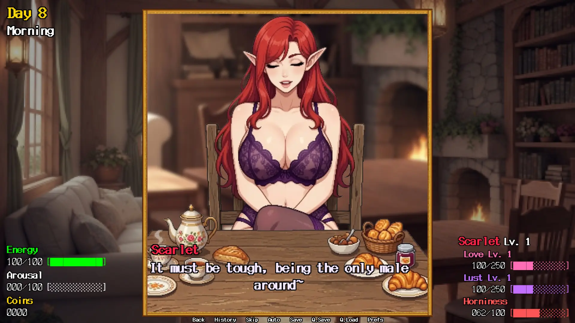 Take the Crown gameplay screenshot 8 (Ren'Py adult game) by CherryBosomGames – free download