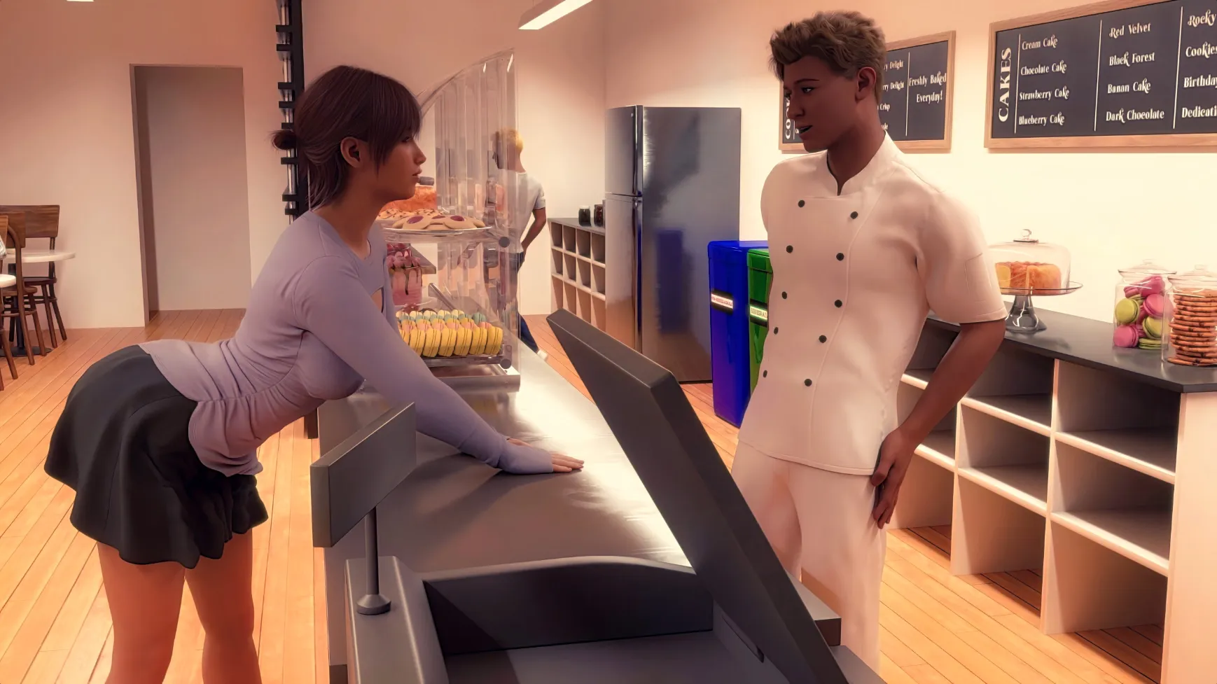 Rouge Logistics International gameplay screenshot 18 (Ren'Py adult game) by Just Aaron Art – free download