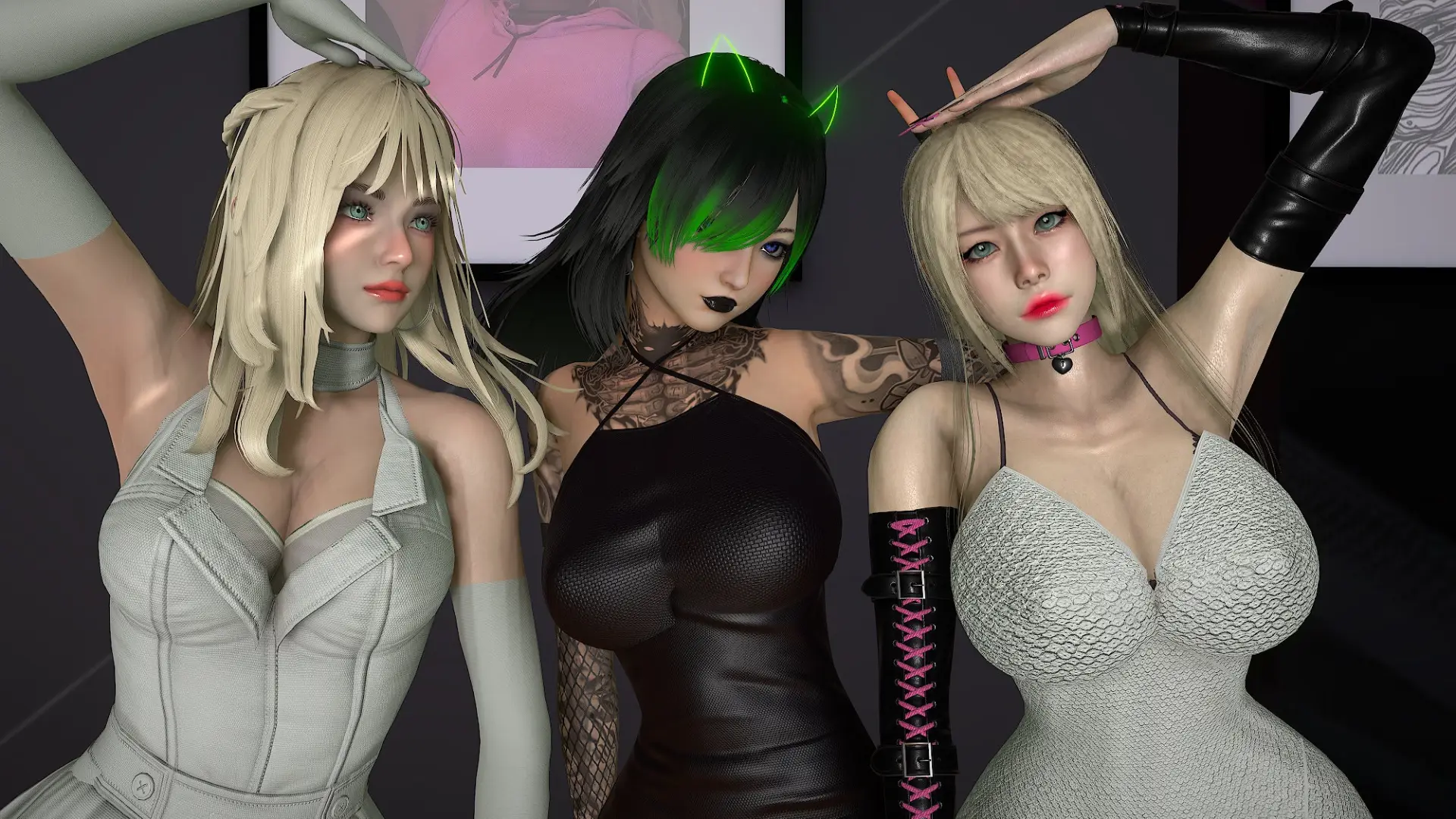 A Friendly Visit cover 1.0 Demo – Ren'Py adult game by Nordlysveverske free download