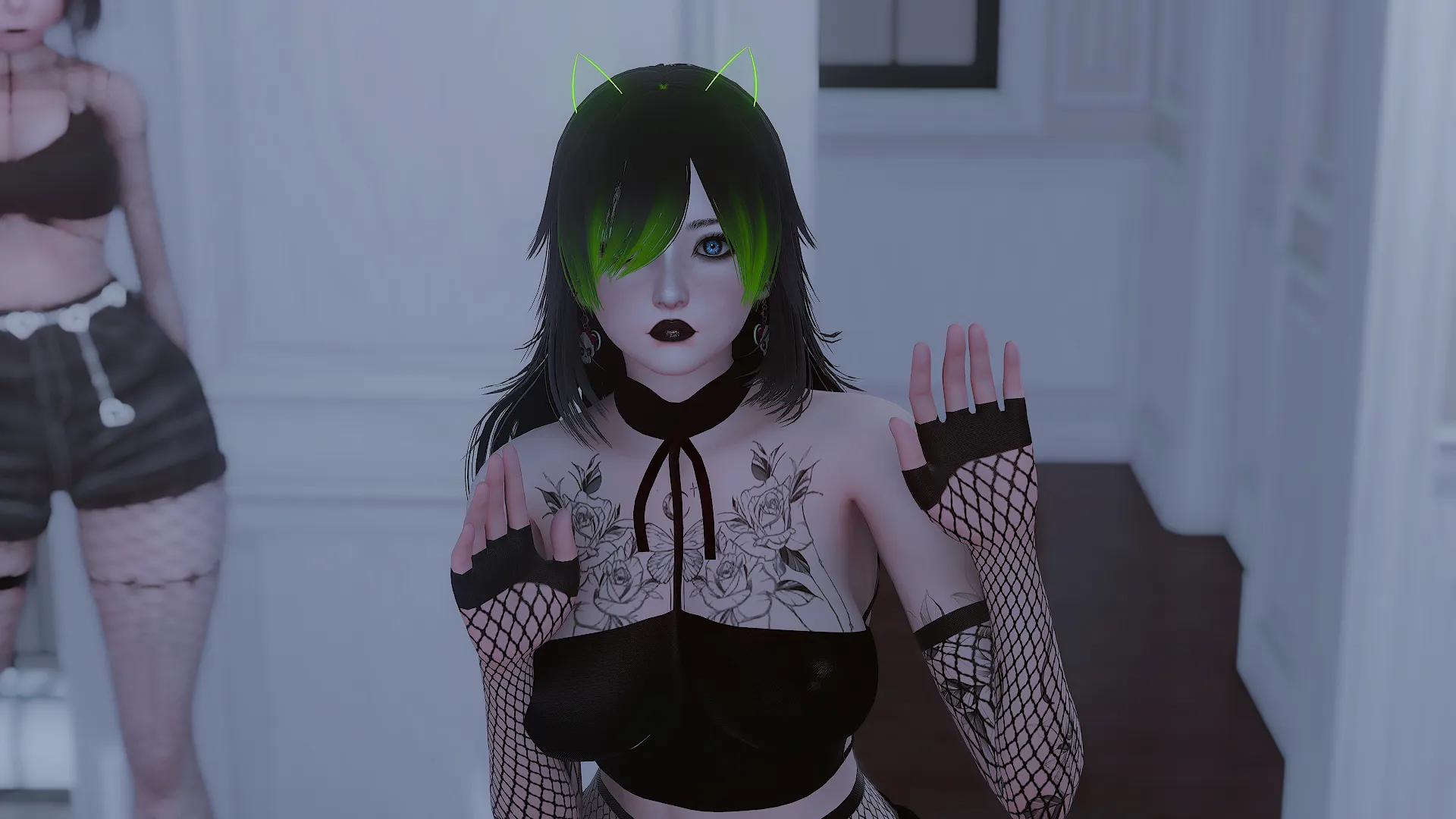 A Friendly Visit gameplay screenshot 1 (Ren'Py adult game) by Nordlysveverske – free download