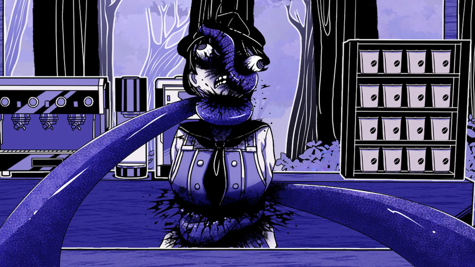 Anomaly Cafe gameplay screenshot 8 (Godot adult game) by HoruBrain – free download