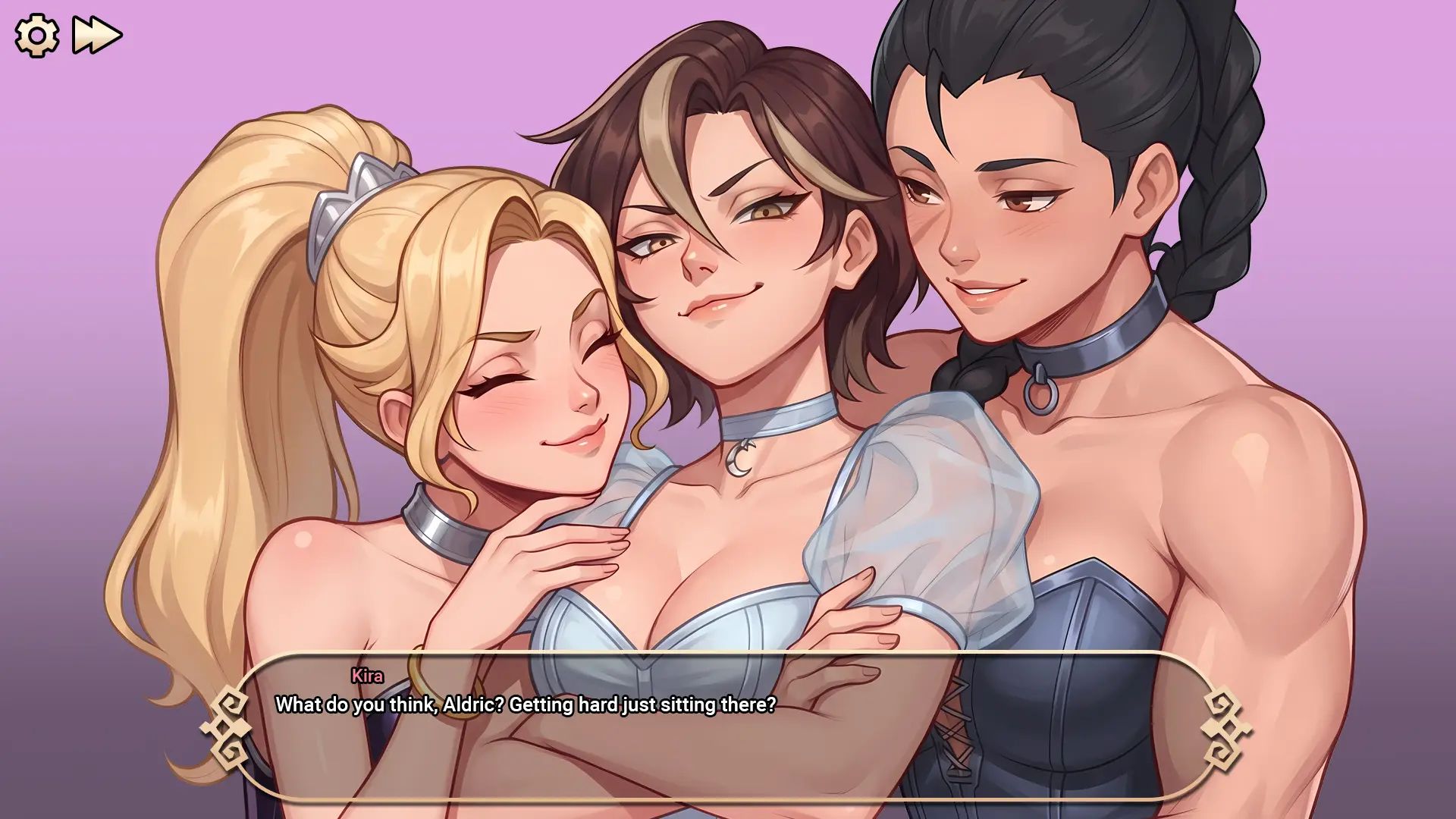 Crown of Lust gameplay screenshot 1 (Ren'Py adult game) by FapYeah – free download
