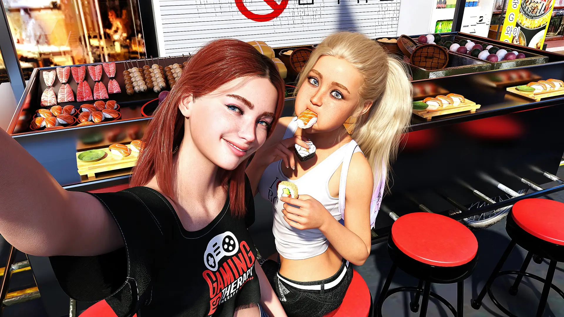 Summer in the City gameplay screenshot 24 (Ren'Py adult game) by FlipDaShit – free download