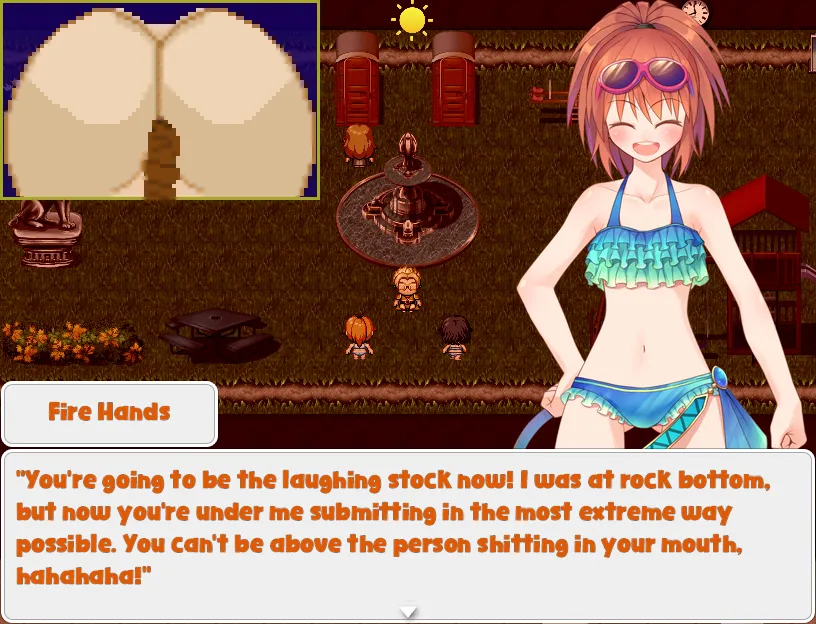 Super Femdom gameplay screenshot 11 (RPGM adult game) by volbells – free download