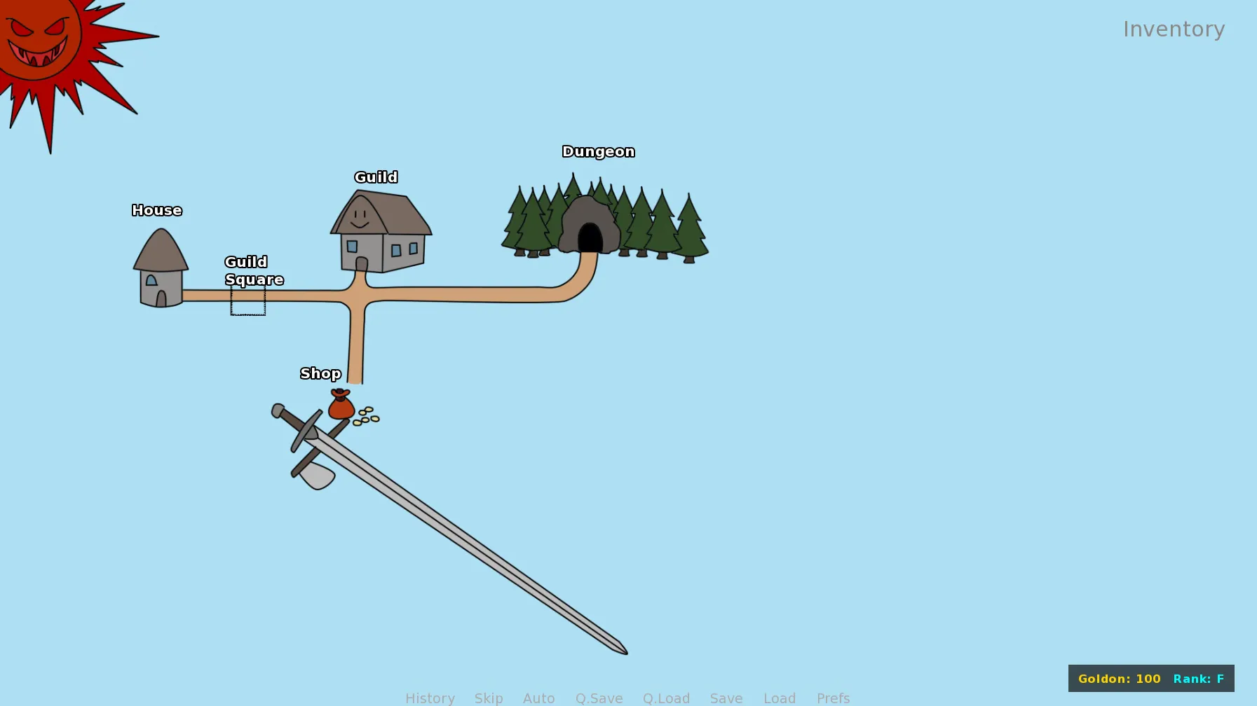 Scapesir Final X gameplay screenshot 5 (Ren'Py adult game) by Fire Blue Monster – free download