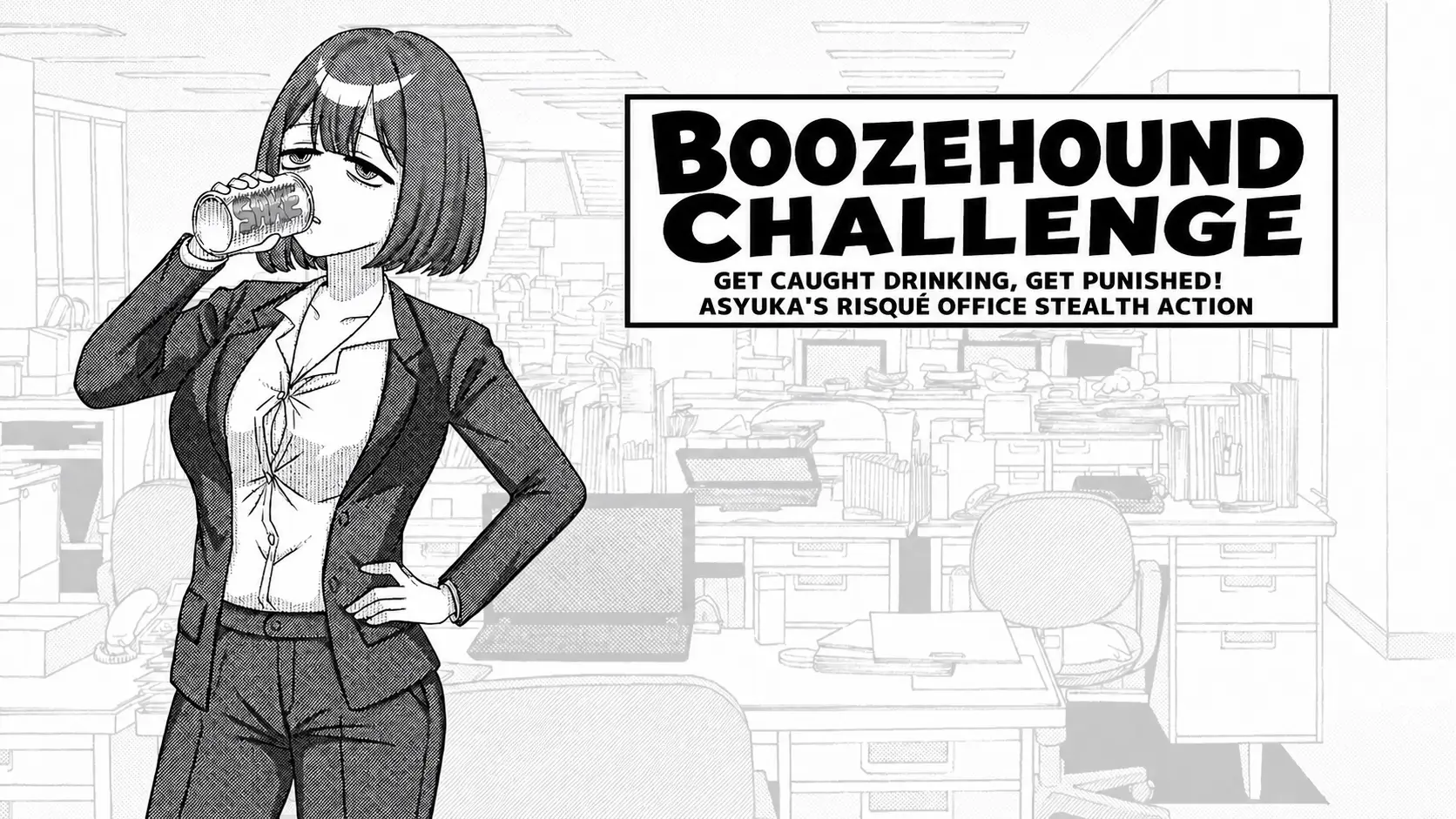 Boozehound Challenge cover Final – Unity adult game by Shirokuro Cream free download