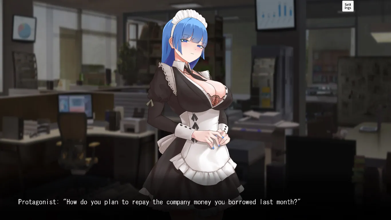 NTR: Immoral Married Woman gameplay screenshot 1 (Ren'Py adult game) by Time Game Co. (時光ゲーム社) – free download
