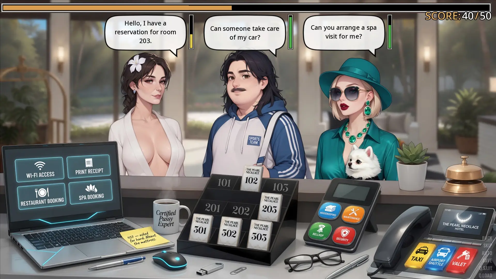 The Puss Collection gameplay screenshot 6 (Ren'Py adult game) by Gregoryum – free download