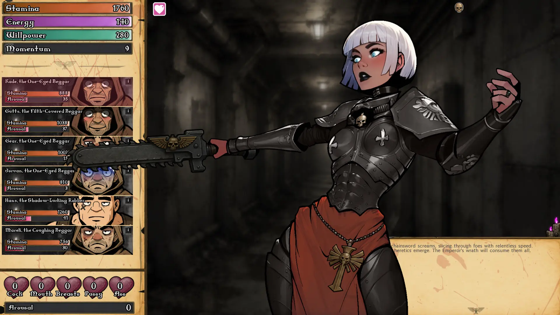 Saintly Corruption gameplay screenshot 6 (Ren'Py adult game) by LUMMI – free download