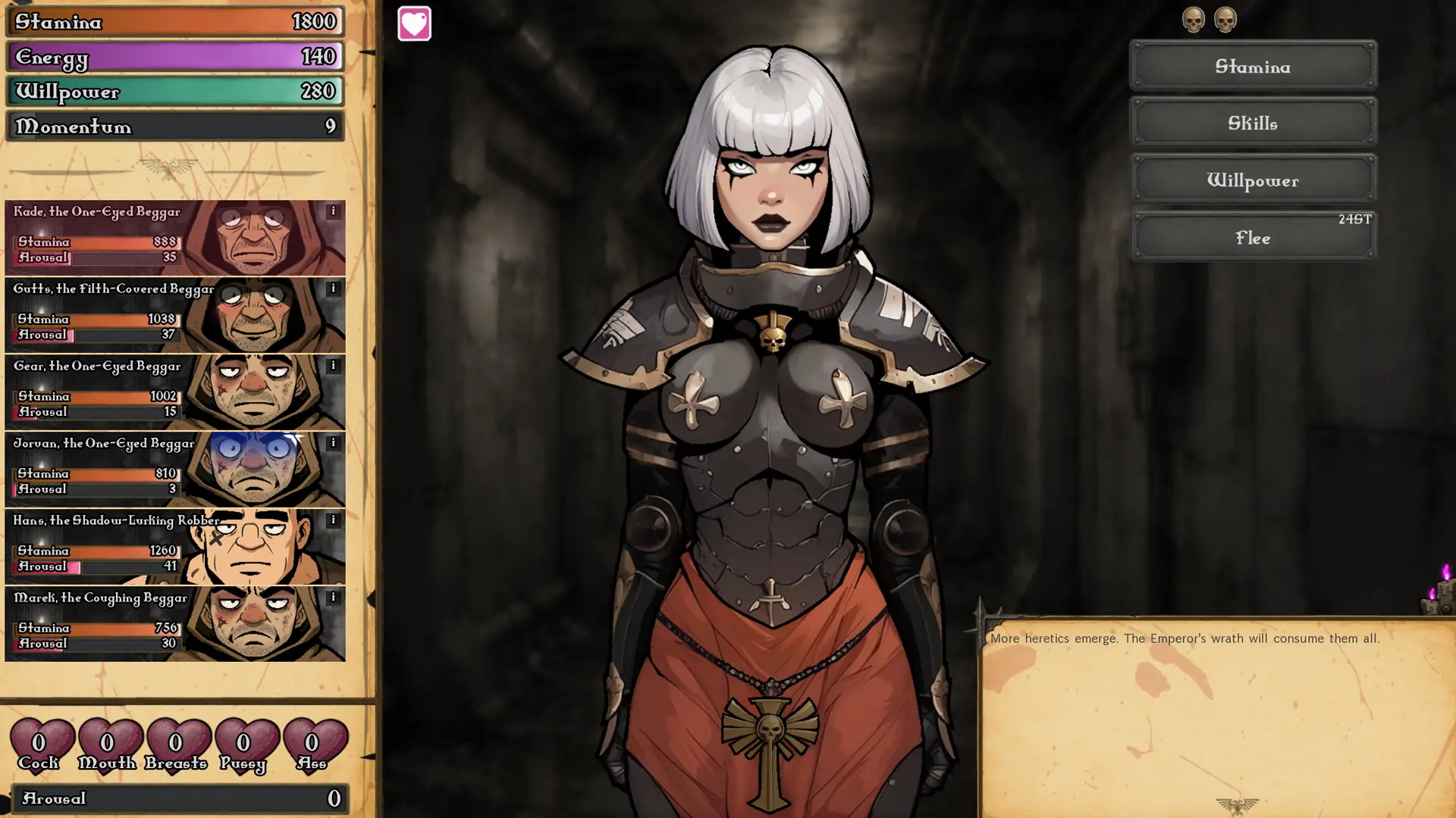 Saintly Corruption gameplay screenshot 7 (Ren'Py adult game) by LUMMI – free download