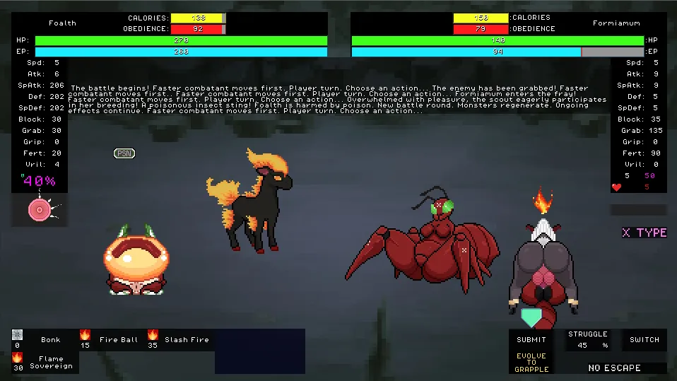 Eggomon gameplay screenshot 2 (Others adult game) by Invader Incubus – free download