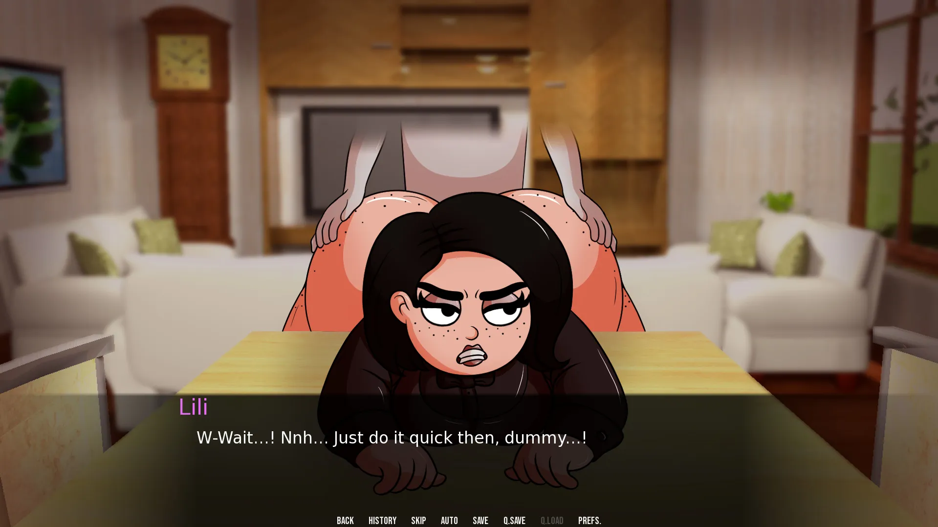 Thigh House gameplay screenshot 1 (Ren'Py adult game) by Nocturn Taboo – free download