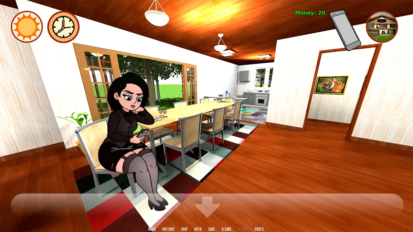 Thigh House gameplay screenshot 5 (Ren'Py adult game) by Nocturn Taboo – free download