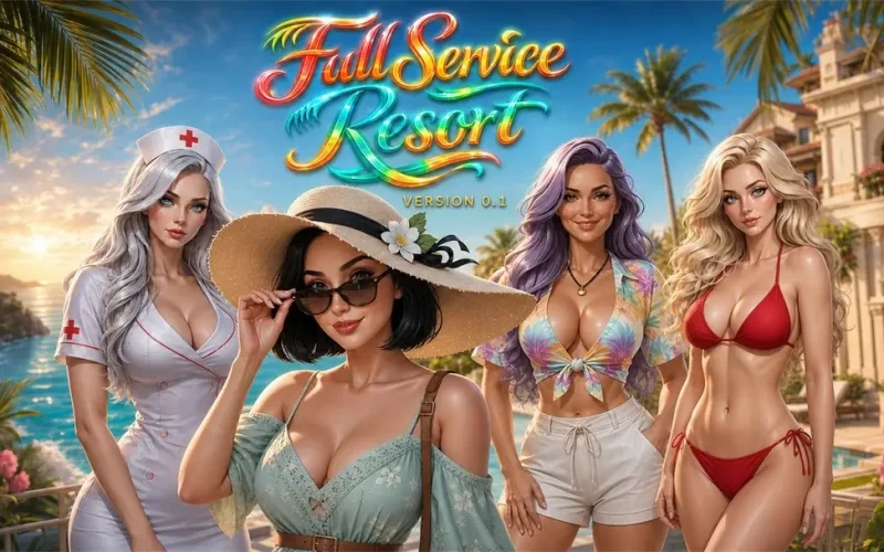 Full Service Resort cover 0.1 – Ren'Py adult game by Hematite free download