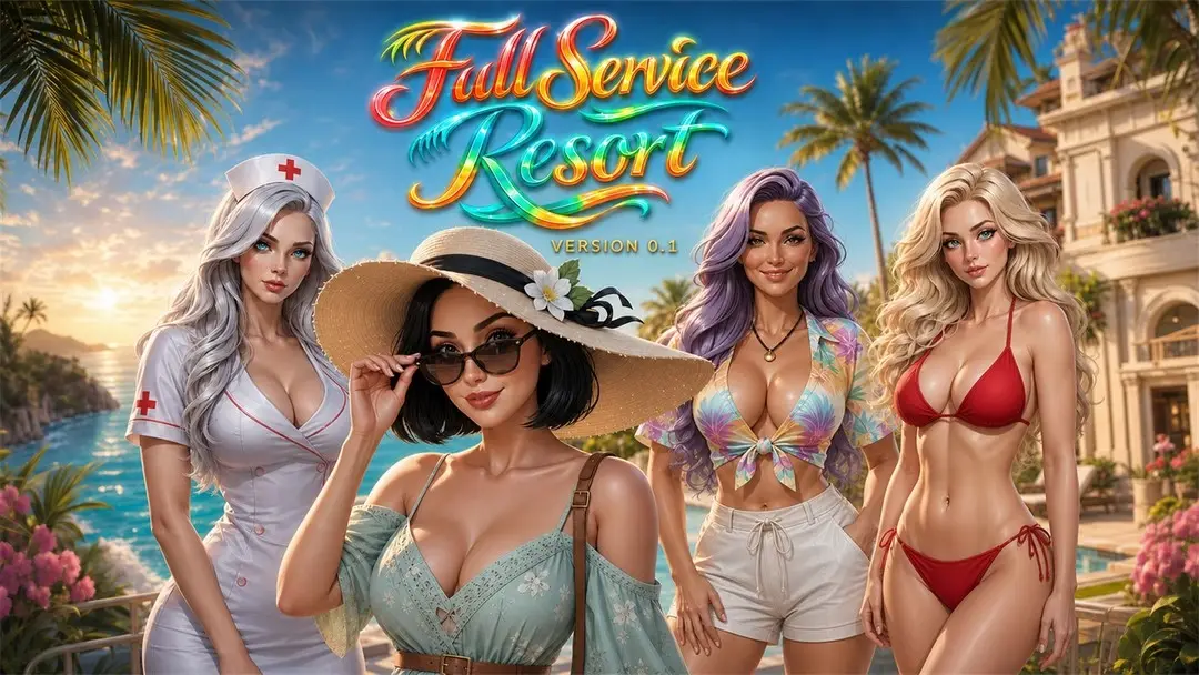 Full Service Resort cover 0.1 – Ren'Py adult game by Hematite free download