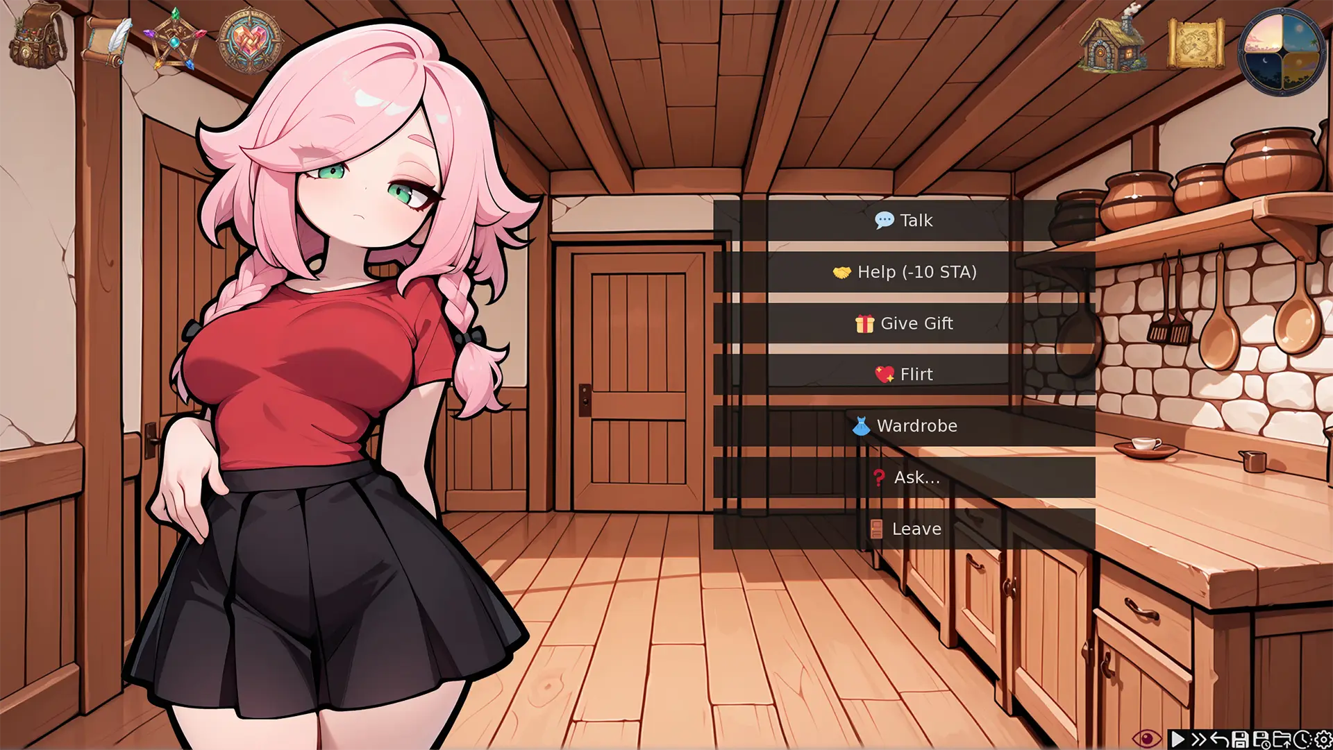 Peachland gameplay screenshot 3 (Ren'Py adult game) by Croxy – free download