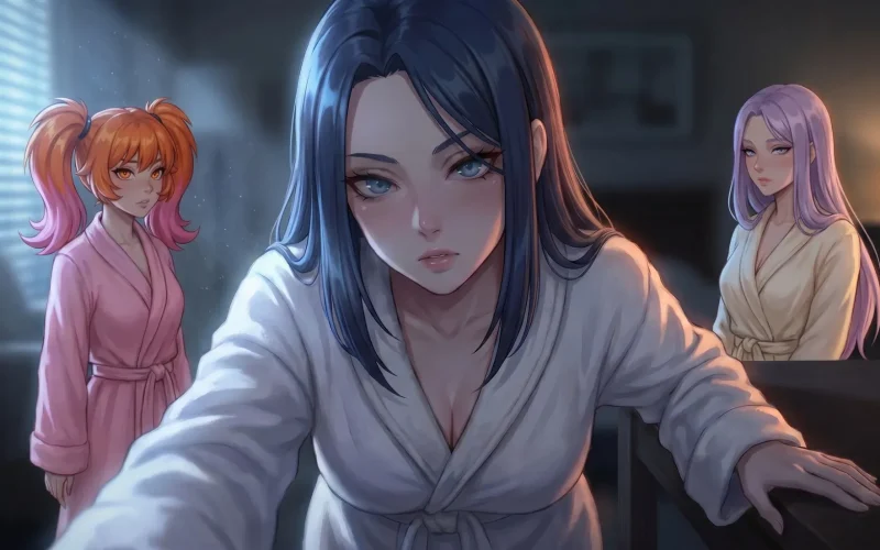 K-pop Fucking Hunters cover 0.1 Demo Itch – Ren'Py adult game by Immoral Studios free download