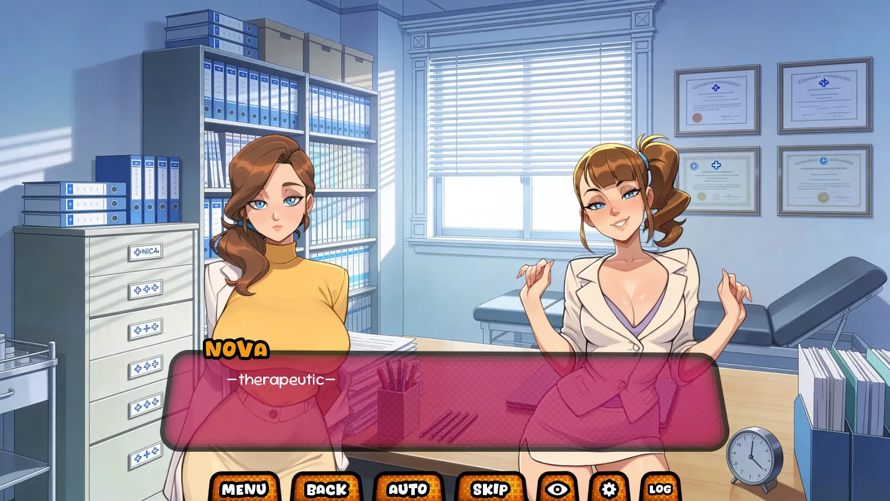 Monster Girl Clinic gameplay screenshot 4 (Ren'Py adult game) by Immoral Studios – free download