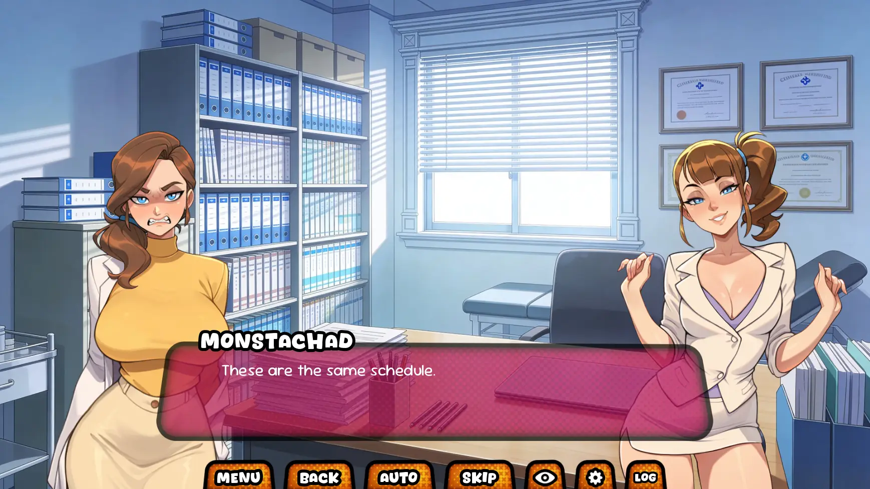 Monster Girl Clinic gameplay screenshot 6 (Ren'Py adult game) by Immoral Studios – free download