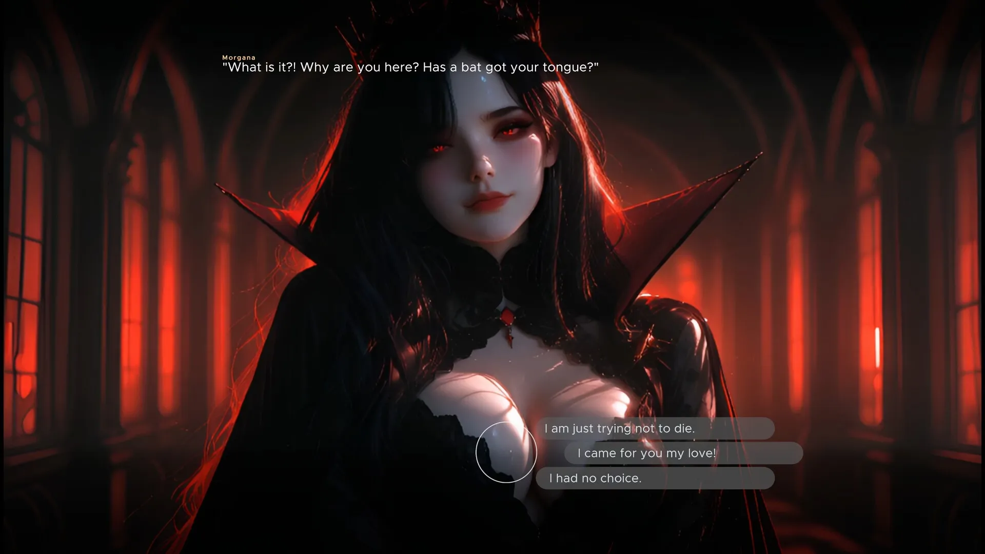 Vampire Mistress gameplay screenshot 2 (Unity adult game) by Velvet Labyrinth – free download