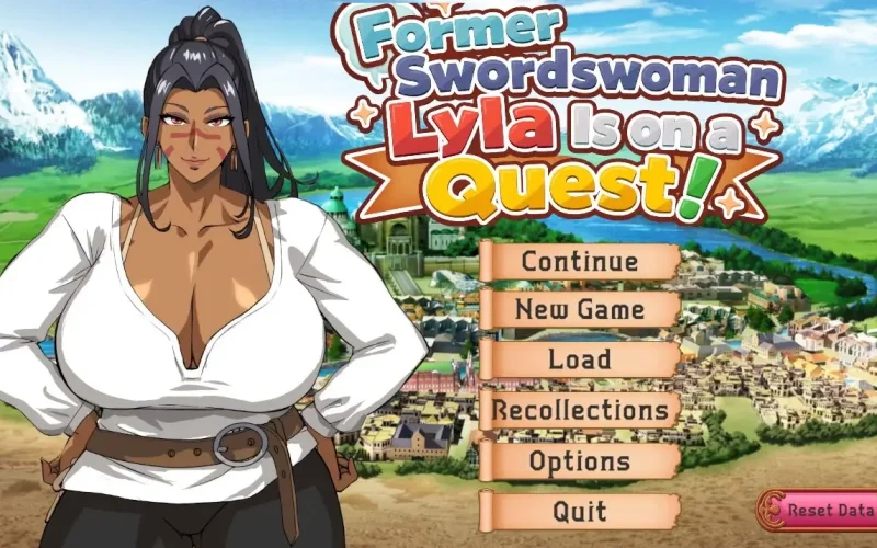 Former Swordswoman Lyla Is on a Quest! cover 1.00 – Unity adult game by Nekoze Kaikan/猫背会館 /Hunched Assembly Hall free download