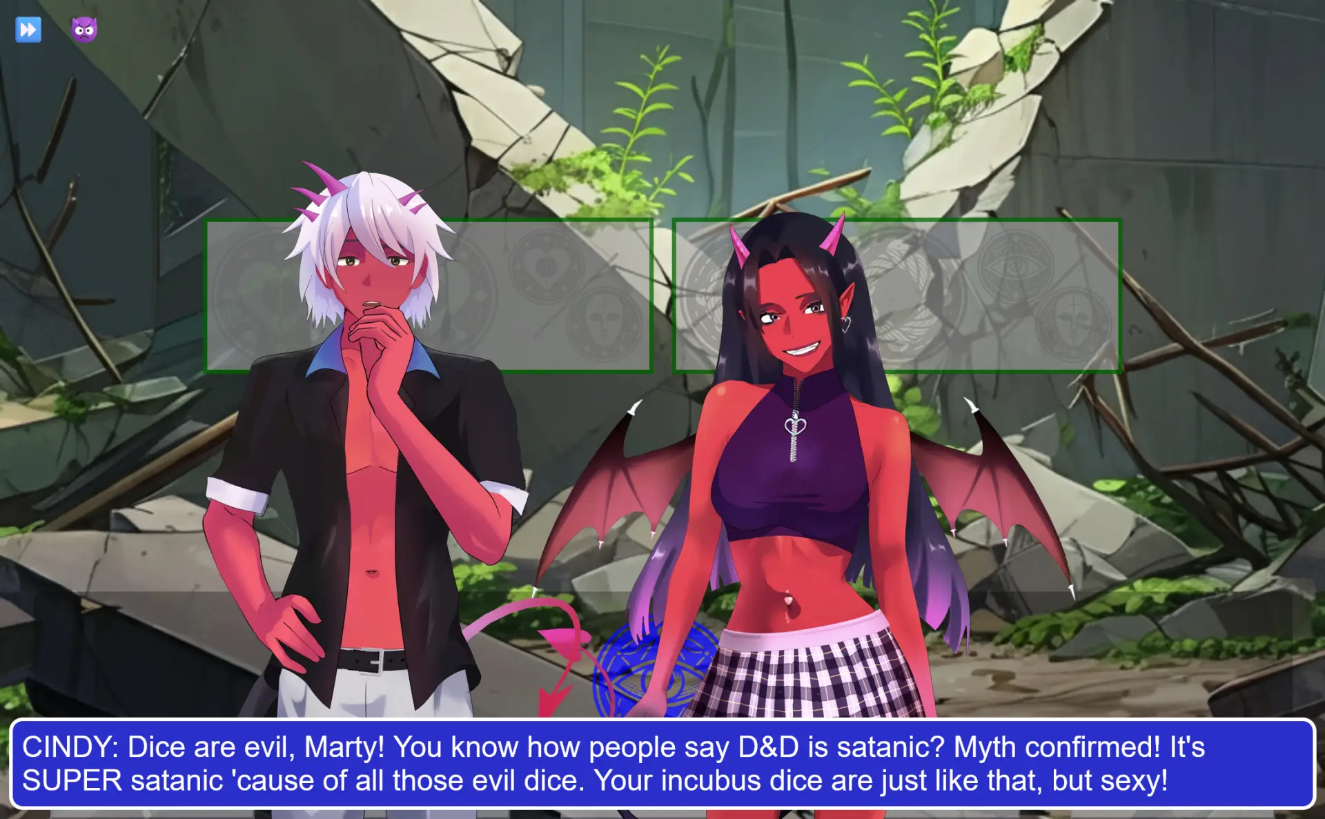 Incubus Family gameplay screenshot 6 (HTML adult game) by Template Studios – free download