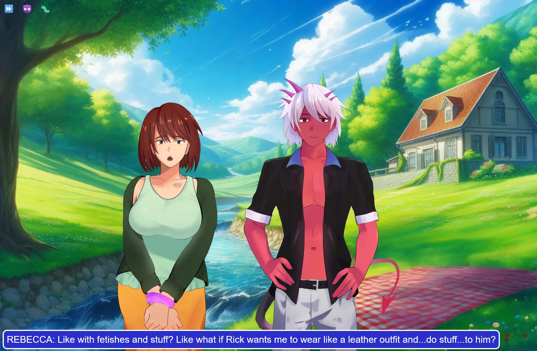 Incubus Family gameplay screenshot 2 (HTML adult game) by Template Studios – free download