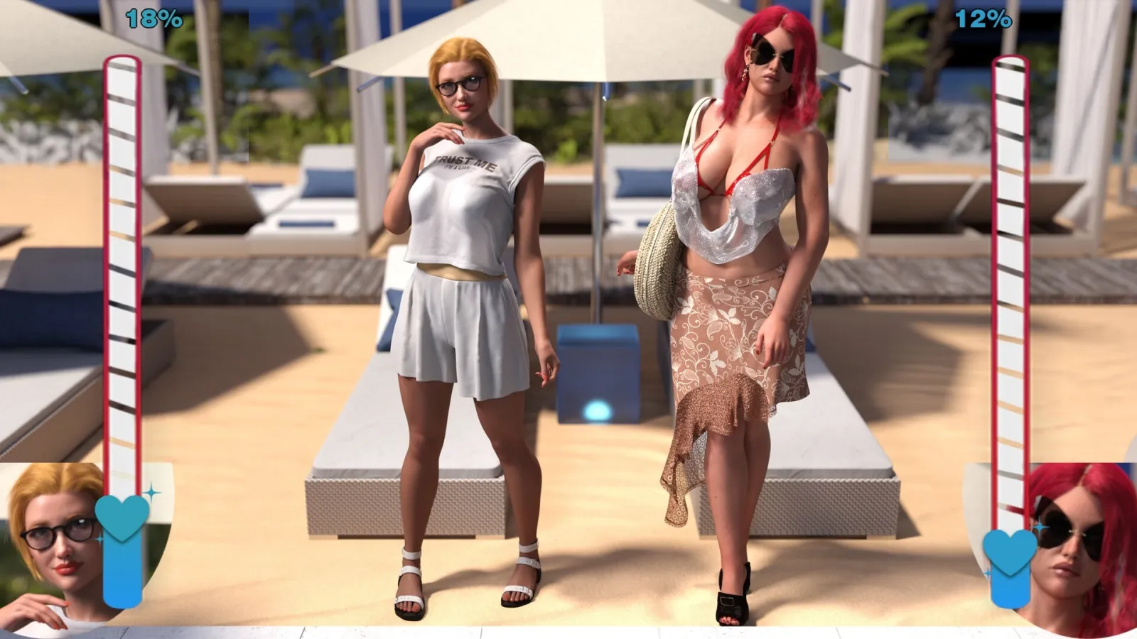 Touch Me II gameplay screenshot 3 (Ren'Py adult game) by DreamBig Games – free download