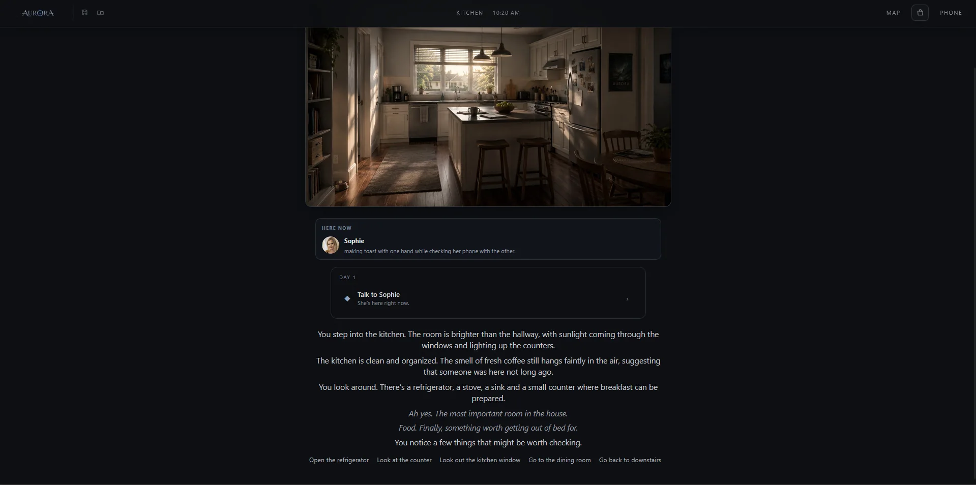 AURORA gameplay screenshot 3 (HTML adult game) by EBONYFLARE – free download