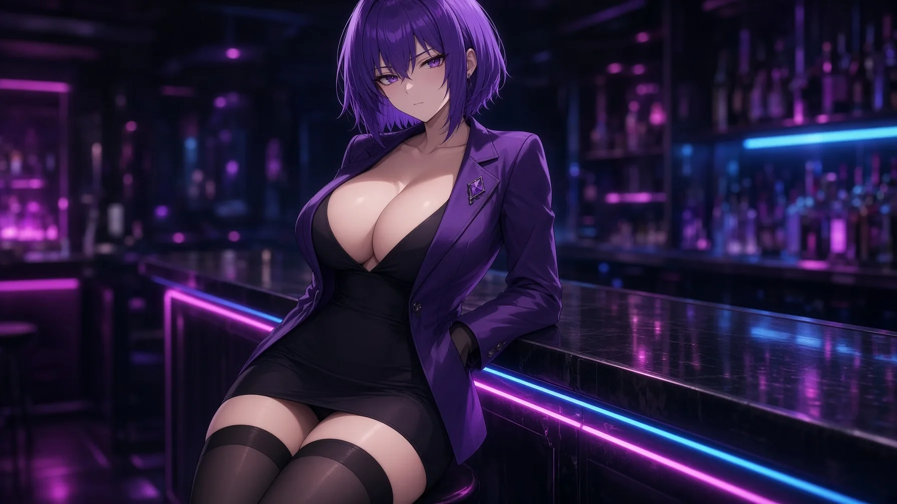 Neon Vice: Riley’s Corruption gameplay screenshot 3 (Ren'Py adult game) by PixelHax0r – free download