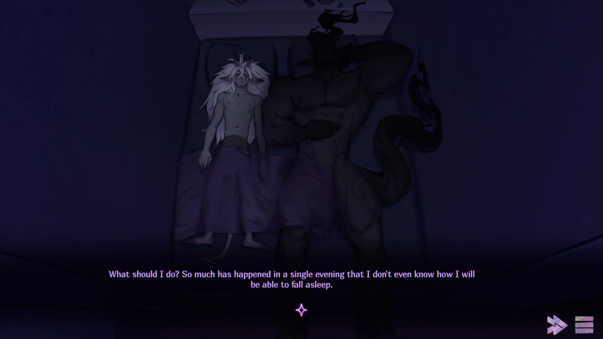 King-Sized Roommate gameplay screenshot 9 (Ren'Py adult game) by Mystery Jam – free download