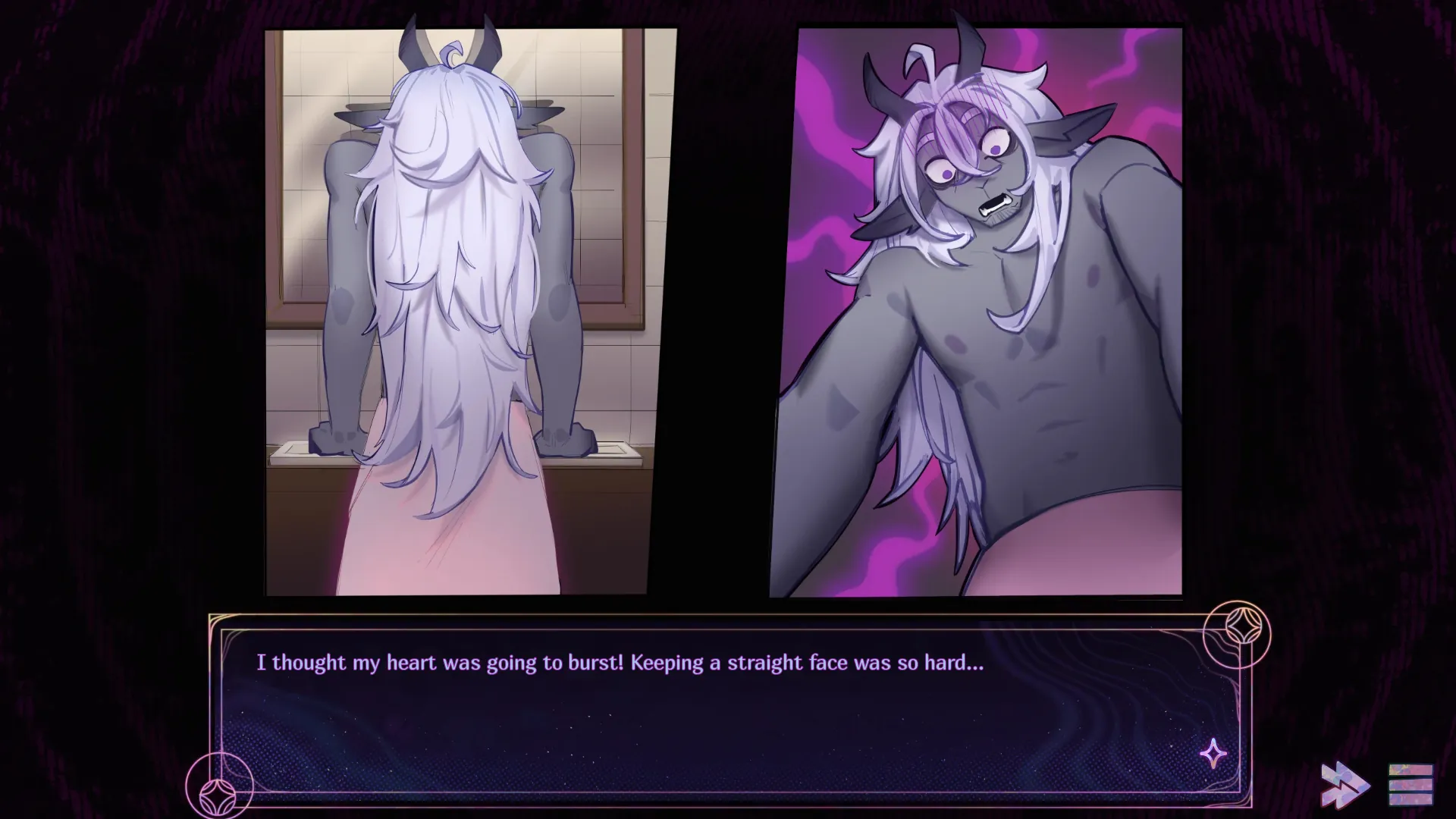 King-Sized Roommate gameplay screenshot 7 (Ren'Py adult game) by Mystery Jam – free download