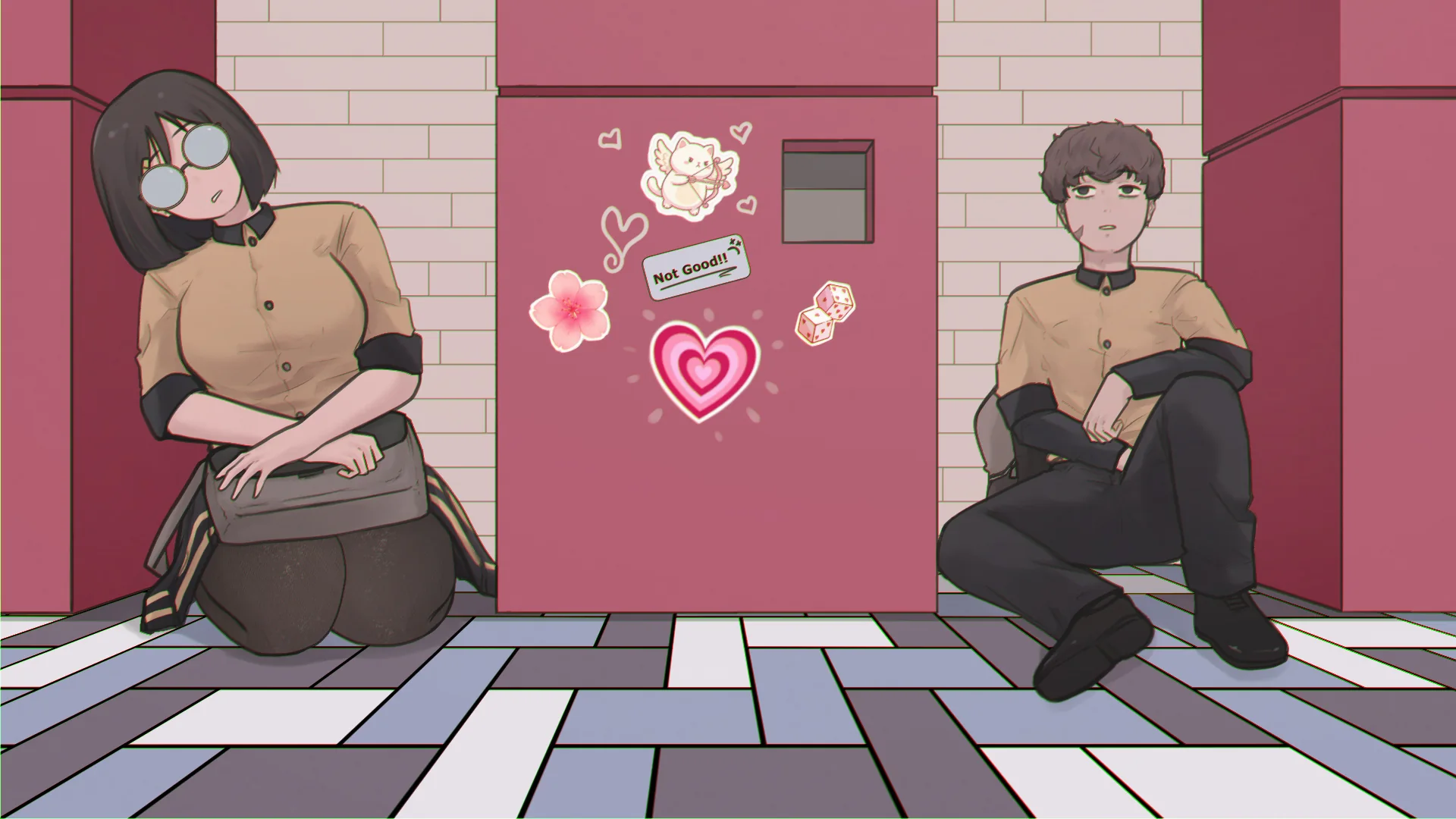 New Start gameplay screenshot 2 (Ren'Py adult game) by DHAN – free download