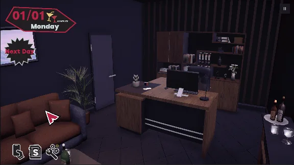 Clubmaster & Naughty Tribe gameplay screenshot 5 (Ren'Py adult game) by RedChest Studio – free download