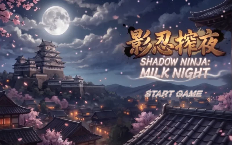 Shadow Ninja: Milk Night cover 0.0.4 – Ren'Py adult game by Yuri free download