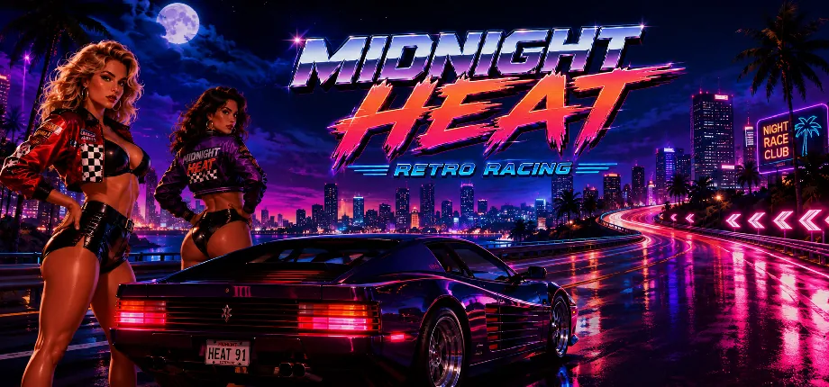 Midnight Heat: Retro Racing cover 0.5 Beta Fix – Ren'Py adult game by GOSG free download