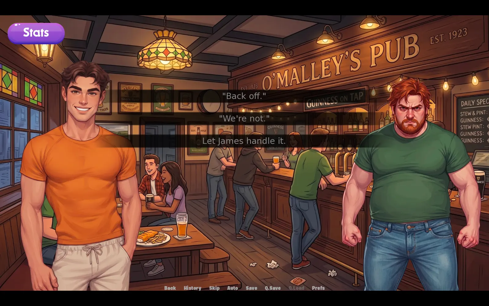 Crossed Lines gameplay screenshot 6 (Ren'Py adult game) by Vera Nova – free download
