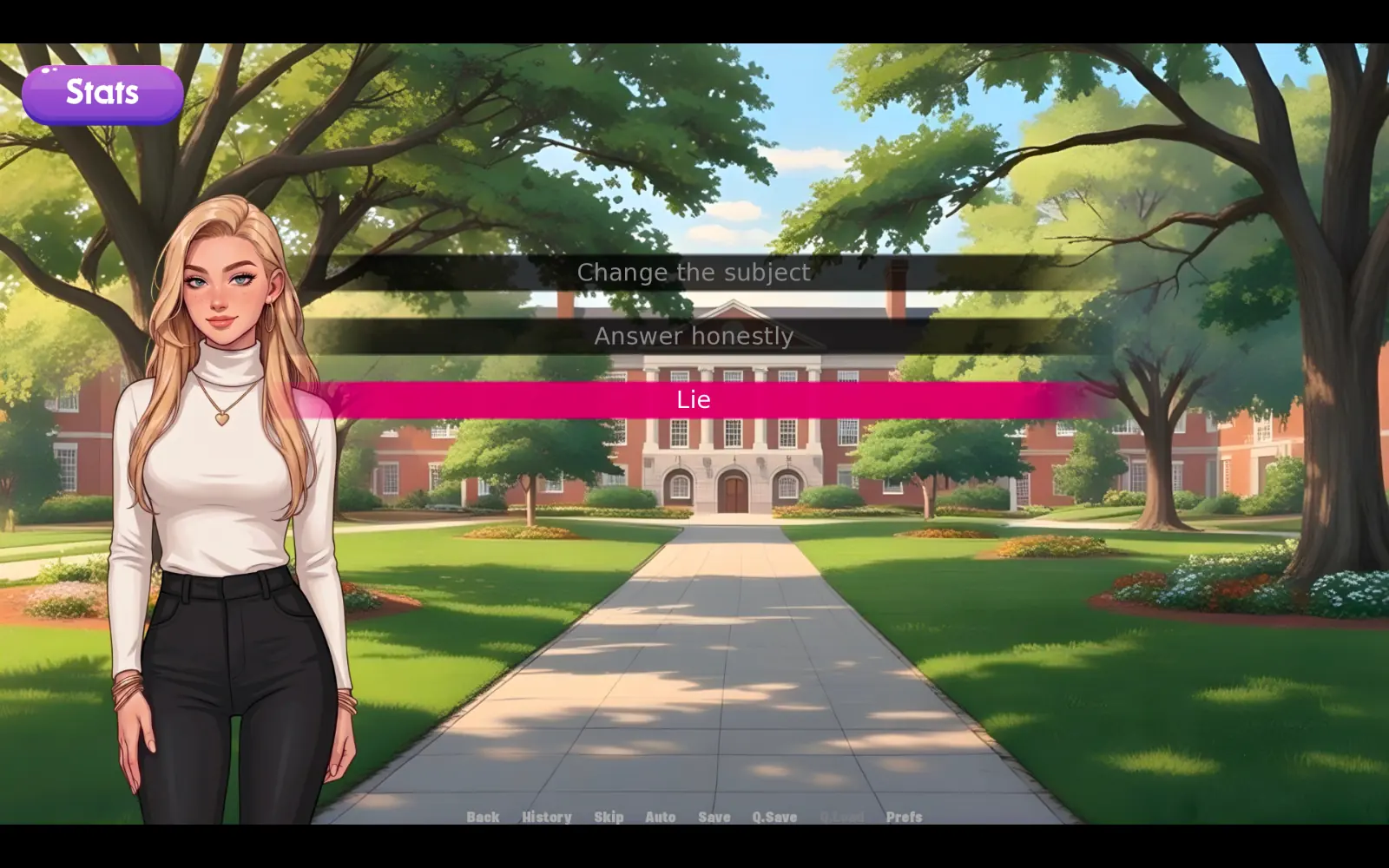 Crossed Lines gameplay screenshot 2 (Ren'Py adult game) by Vera Nova – free download