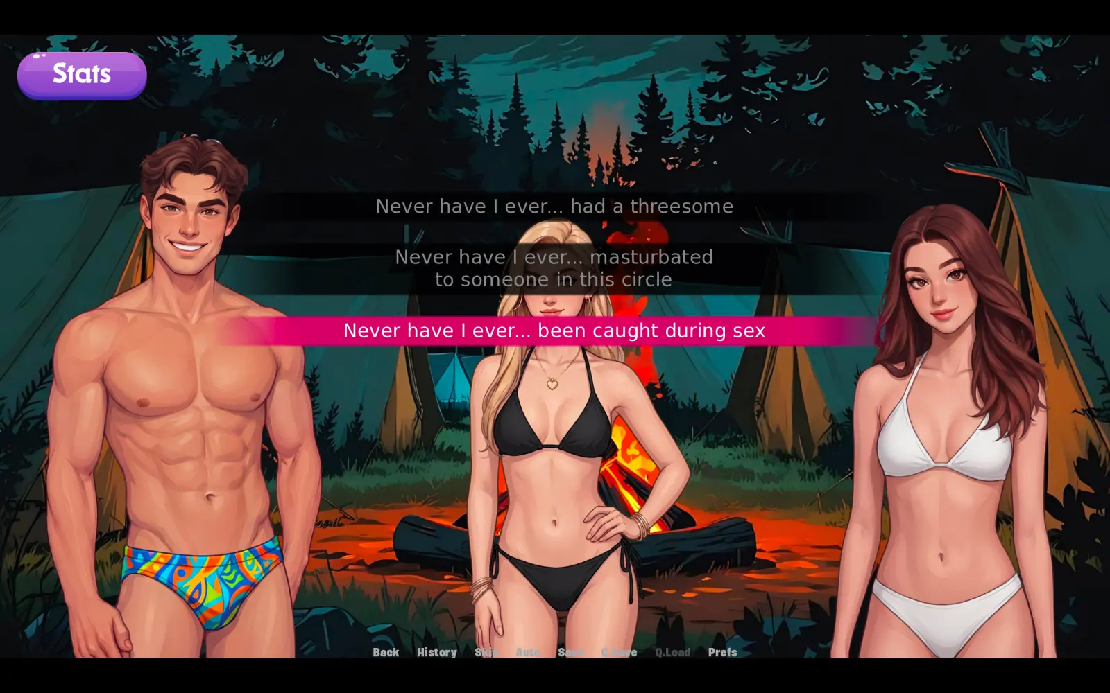 Crossed Lines gameplay screenshot 3 (Ren'Py adult game) by Vera Nova – free download